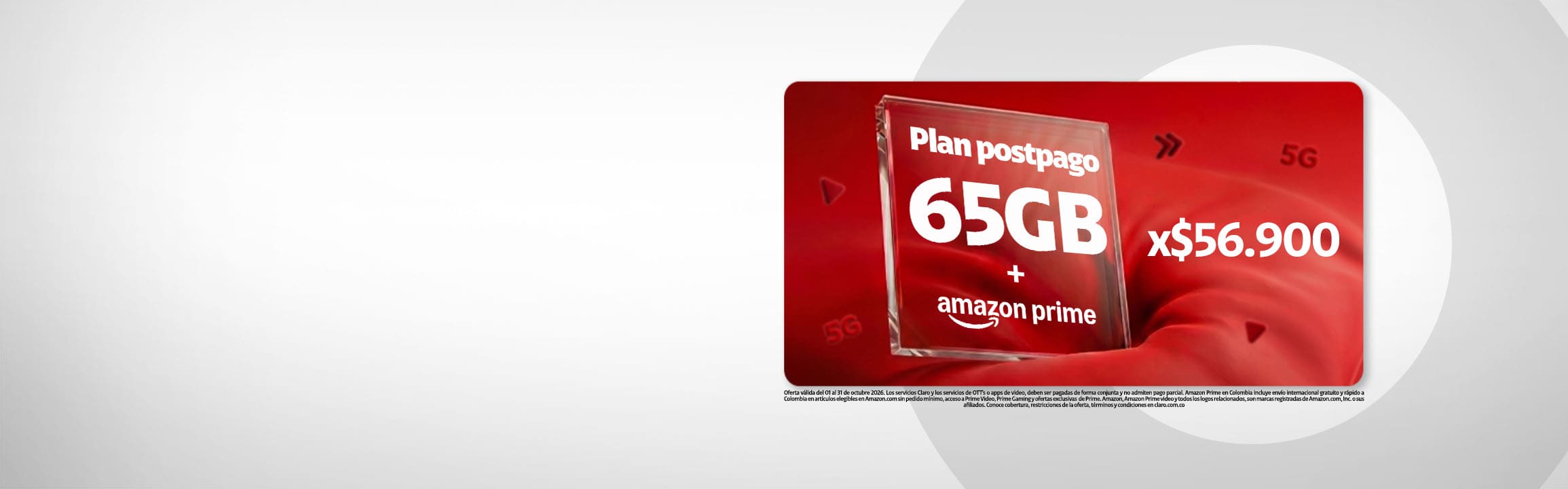 Plan postpago de 65GB Plan postpago de 65GB
