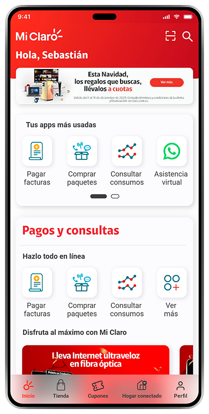 Paso 8 - Inicia sesión Superapp Mi Claro Servicios Postpago 