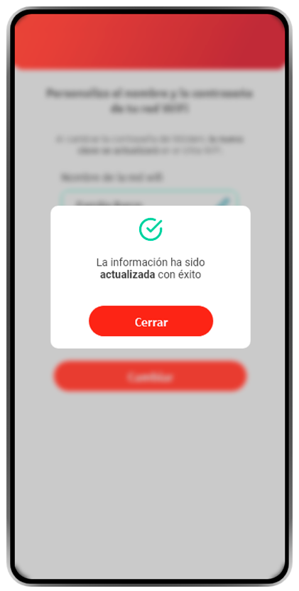 Paso 5 - Conoce cómo administrar tu red Wi-Fi, desde app Mi Claro 