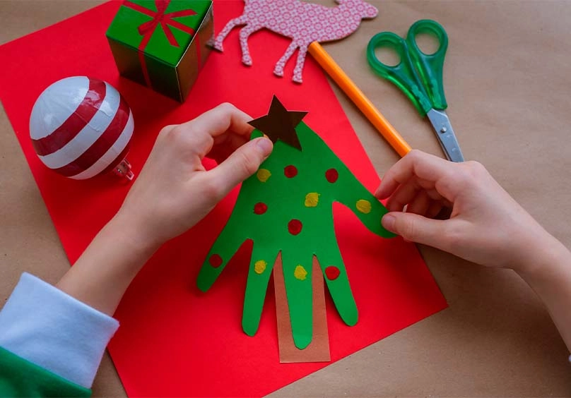 Tarjetas físicas de Navidad