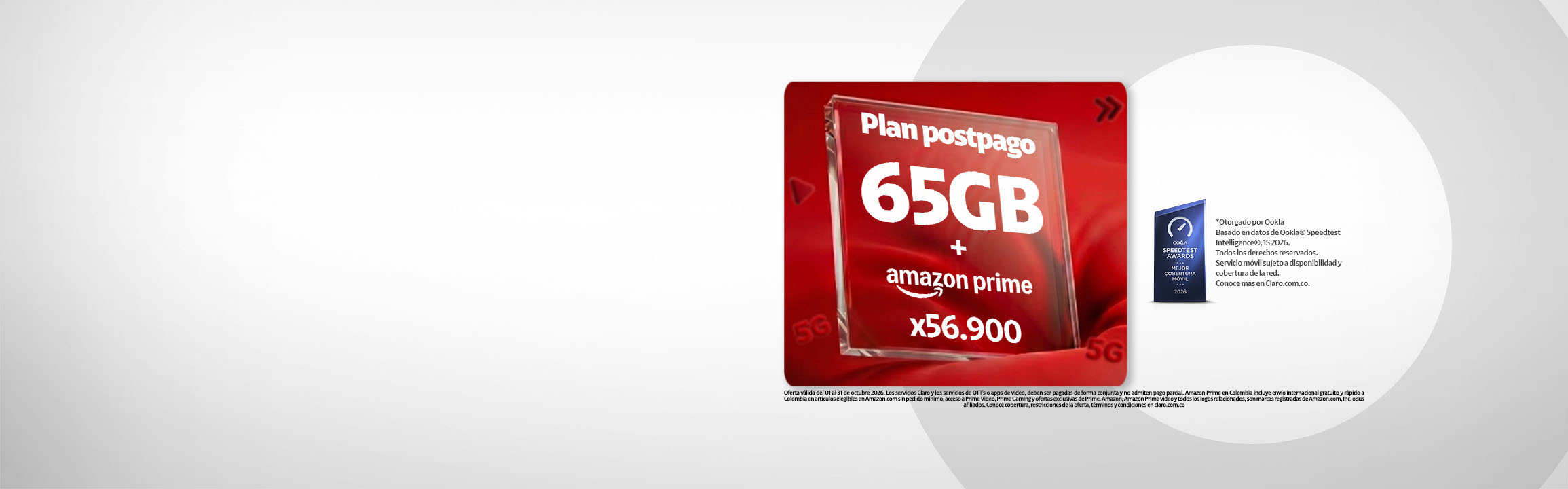 Plan postpago de 65GB Plan postpago de 65GB